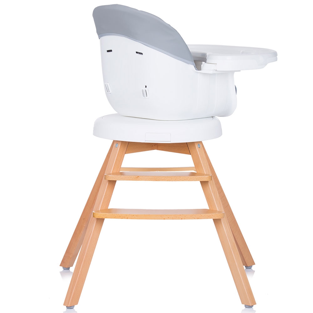 Chipolino Rotto 3 în 1 Platinum, Scaun Mese Rotativ - imagine 6