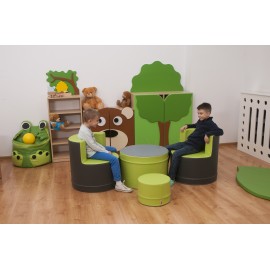 Set școlă Novum 2 fotolii + măsuță - confort maxim - imagine 4