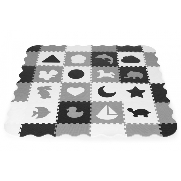 Saltea joacă Ecotoys Puzzle 36 piese - imagine 3