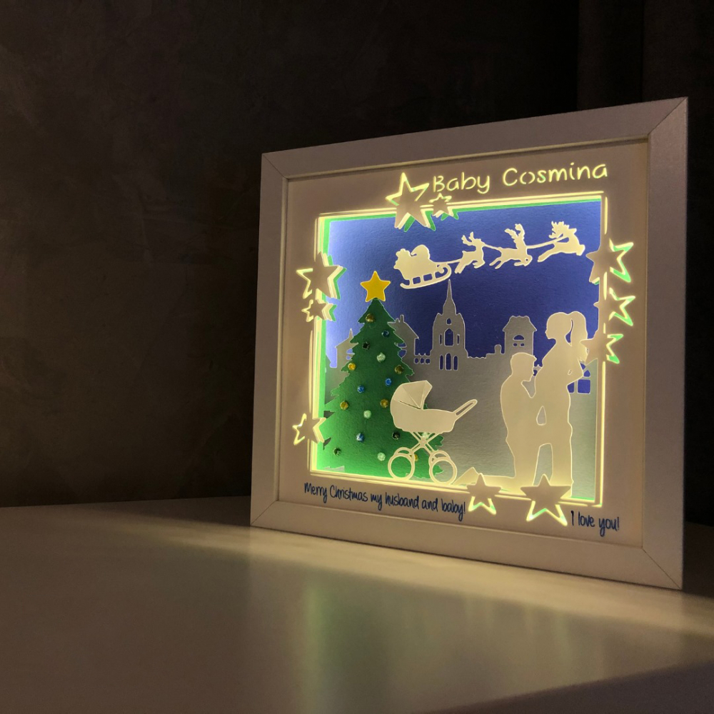 Tablou Luminos Părinți și Copii | Noorhandmadeatelier