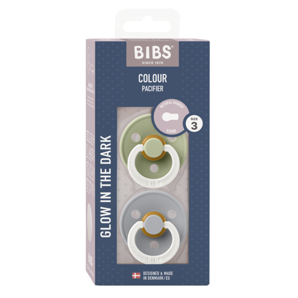 Bibs Set Suzete Fosforescente 18+ Lunid SageCloud