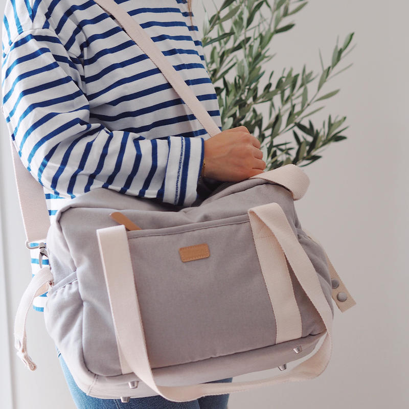 Geanta de infasat Beaba Paris Pearl Grey - imagine 5