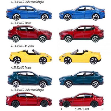 Set Majorette Alfa Romeo 5 Mașinuțe Metalice - imagine 3