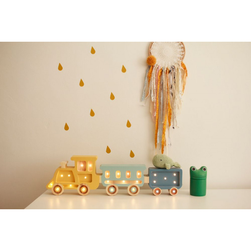 Lampa Little Lights Trenulet - LED cald handmade