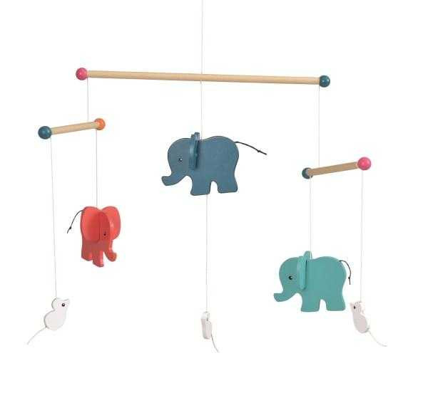Decorațiune Mobil Elefanți Lemn Egmont Toys