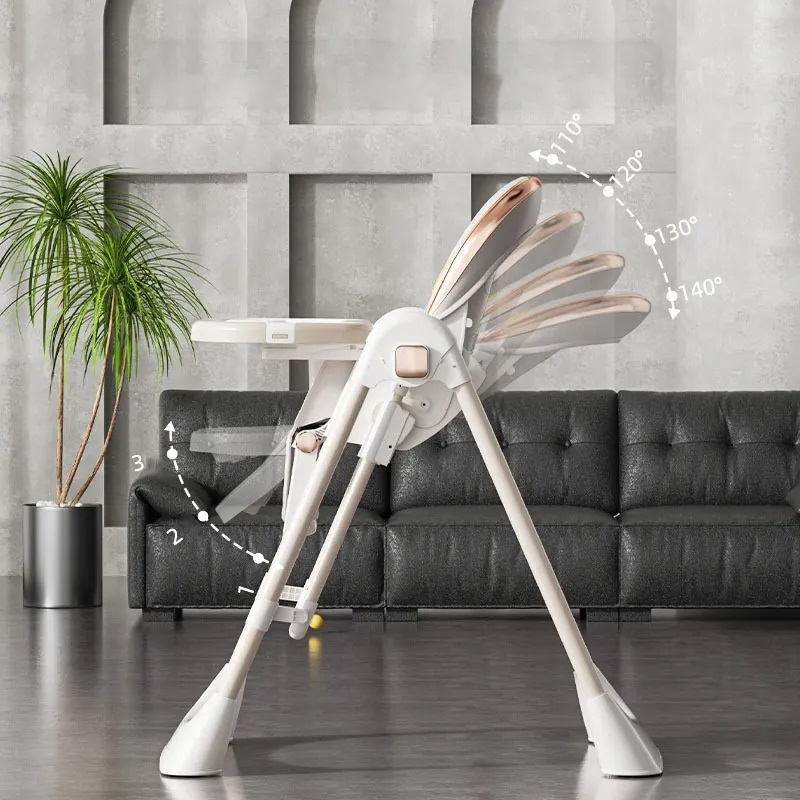 Scaun Masa Little Mom Multifuncțional Balansoar Gri - imagine 4