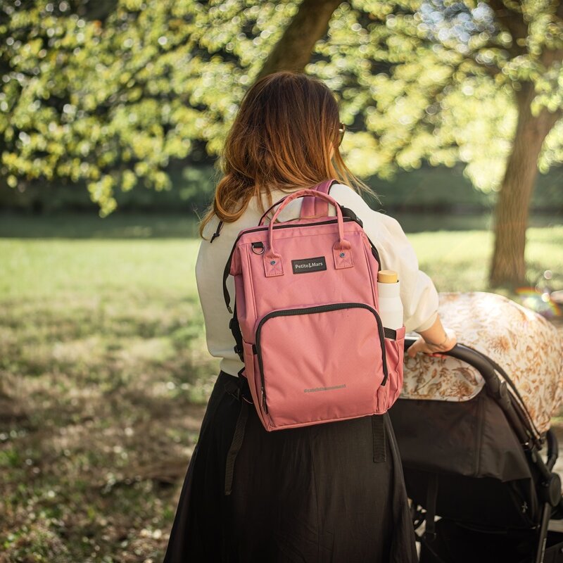 Rucsac Mamici PetiteMars Jack Dusty Rose