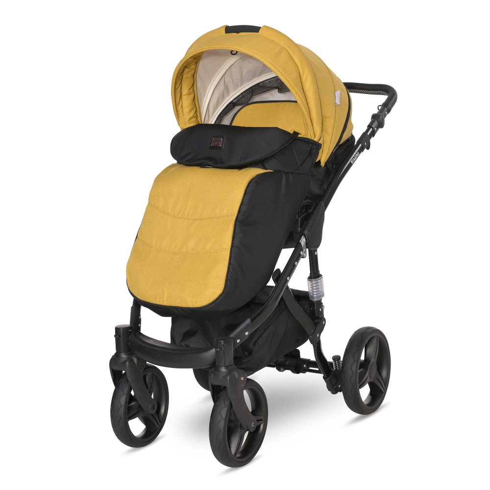 Carucior 2 in 1 Lorelli Rimini Premium, Lemmon Curry