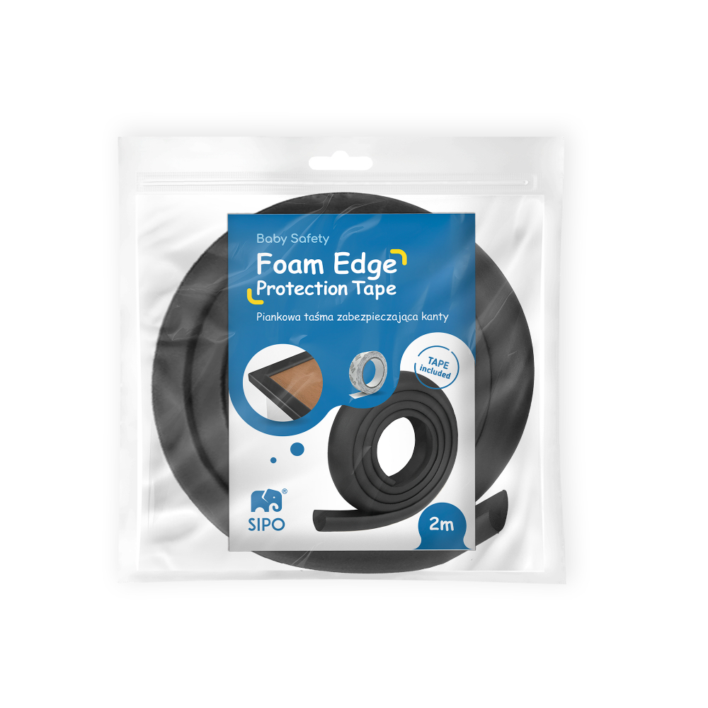 Rola Protectie Sipo Baby Safety, 2m, Negru - imagine 5