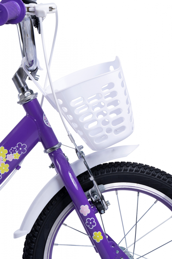 Bicicleta Velors V1802A Mov 18" Copii 5-7 Ani - imagine 6
