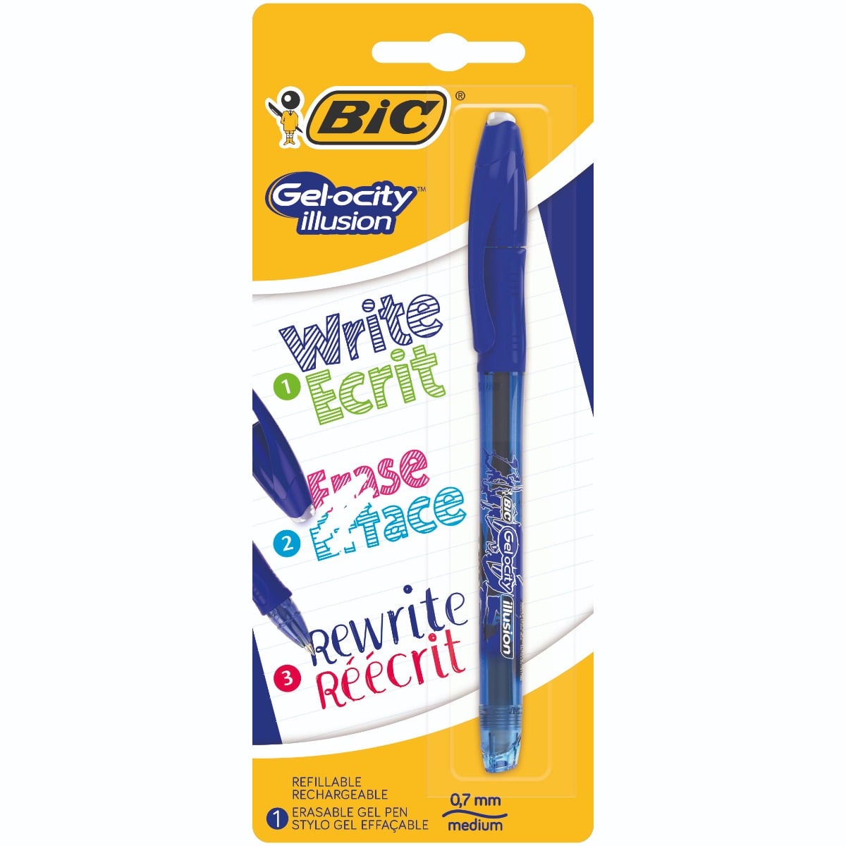 Pix Bic Gel Termosensibil, Albastru