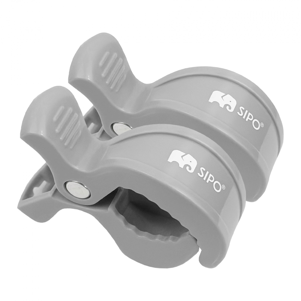 Set 2 cleme multifuncționale Sipo Grey