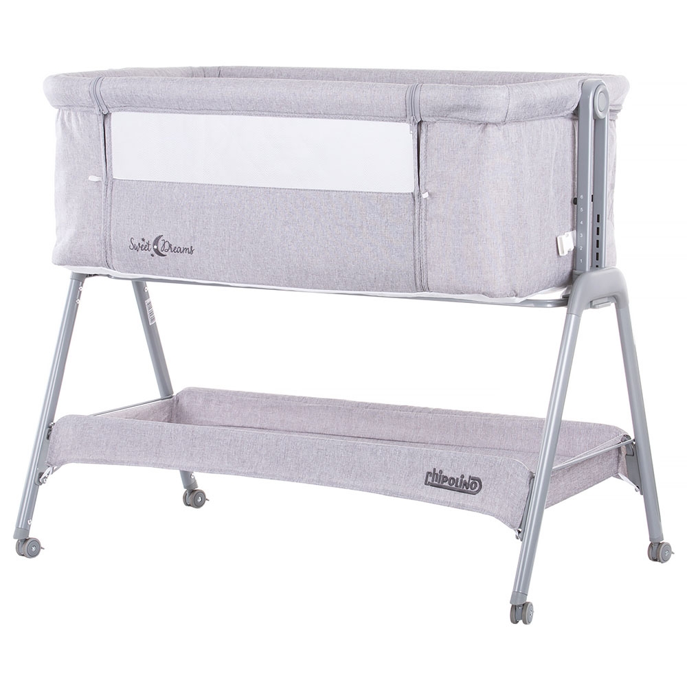 Patut Co-Sleeper Chipolino Sweet Dreams Grey - imagine 5