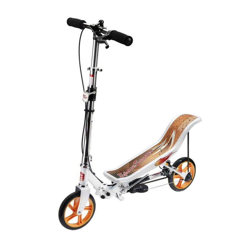 Space Scooter X580 Alb, Ghidon Reglabil, 90kg - imagine 5
