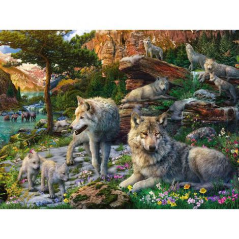 Puzzle Lupi, 1500 piese, Ravensburger - imagine 2