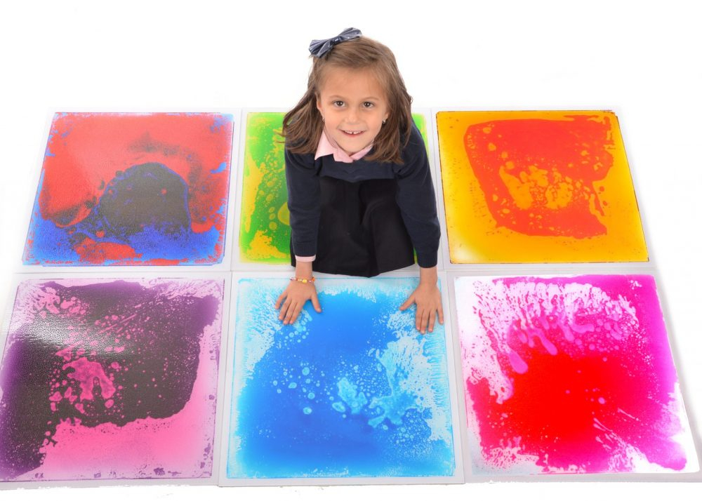 Placa Senzorială Rosie Playlearn 50x50cm