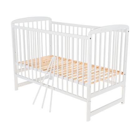 Patut Ola Babyneeds 120x60 cm Pin Alb