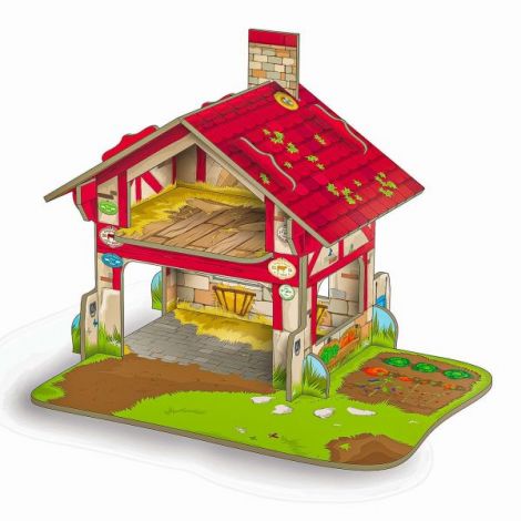 Papo Mini Ferma - Jucarie Portabila Copii 3+