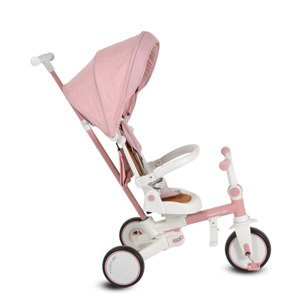 Tricicleta Byox Compacto Pink 4in1 Ultrapliabilă - imagine 4
