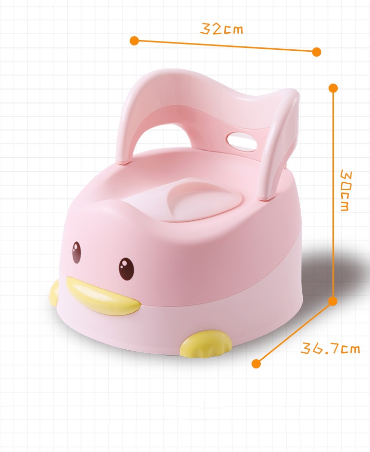 Olita Little Mom Duck Pink Ergonomica cu Spatar - imagine 2