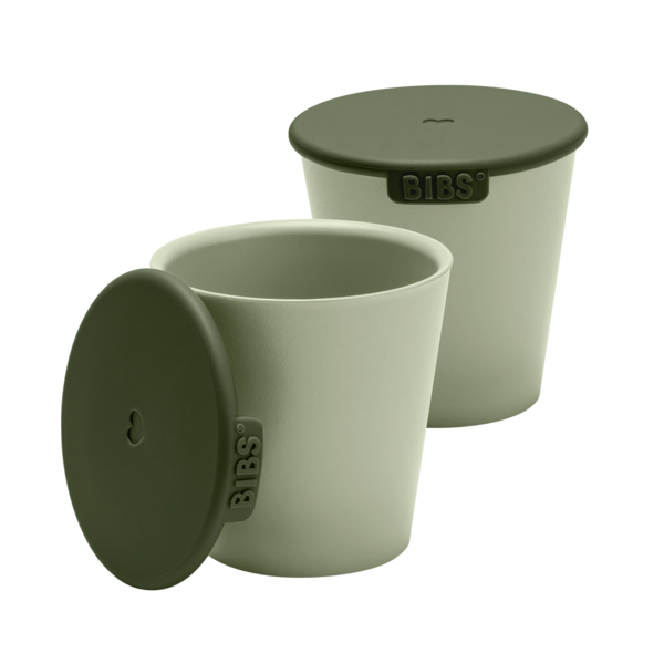 Set 2 Pahare Bibs Sage | Antrenament Masticatie - imagine 4