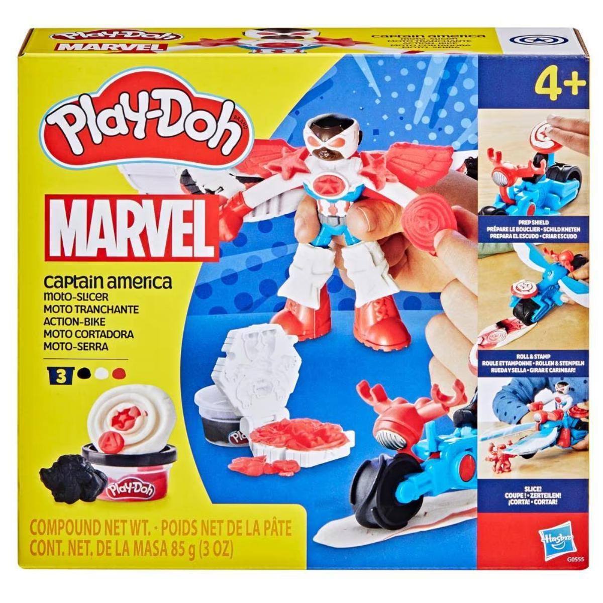 Set Play-Doh Marvel Captain America Moto Slicer
