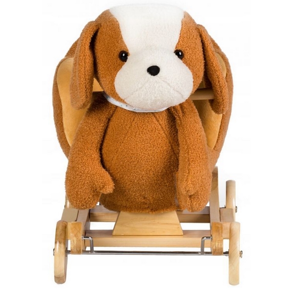 Balansoar Cateluș Ecotoys 2-în-1 cu Roti - imagine 3