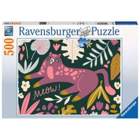 Puzzle Pisicuta Trendy, 500 piese Ravensburger