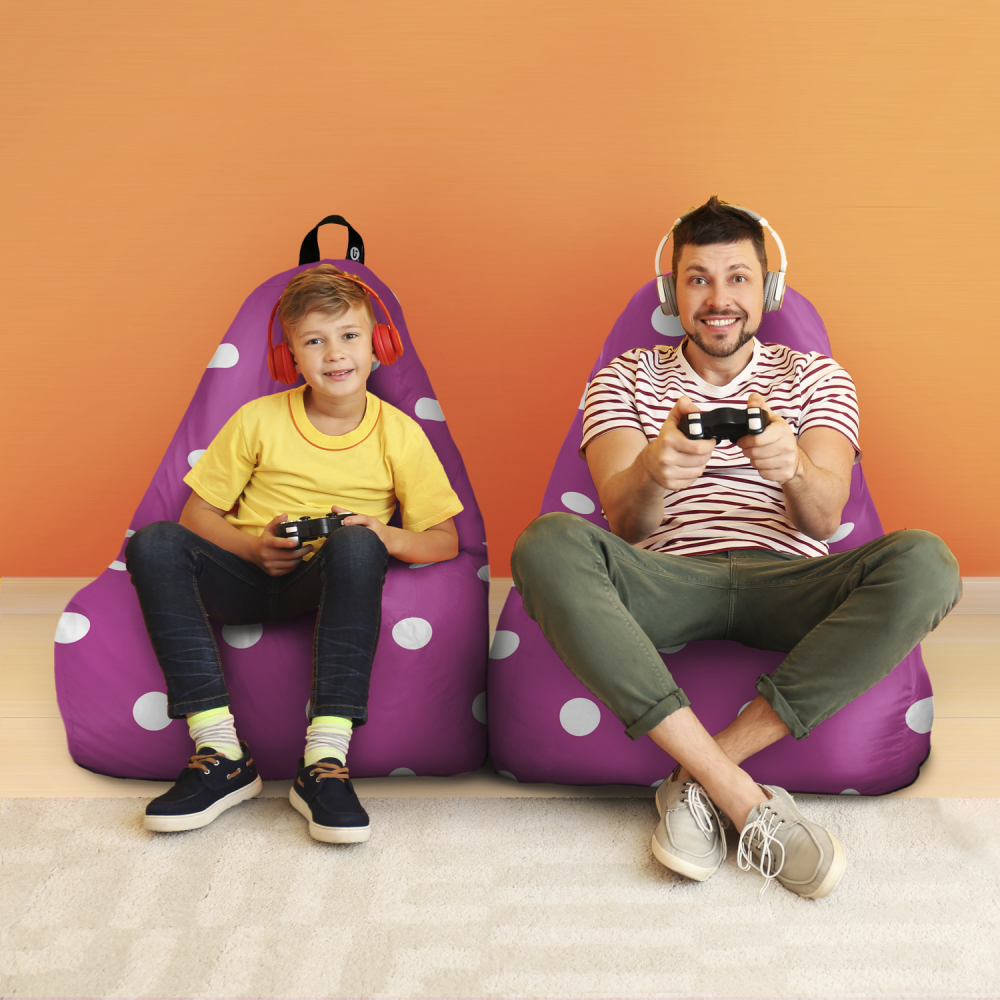 Fotoliu Puf Chill XL Mov Updeco - imagine 4