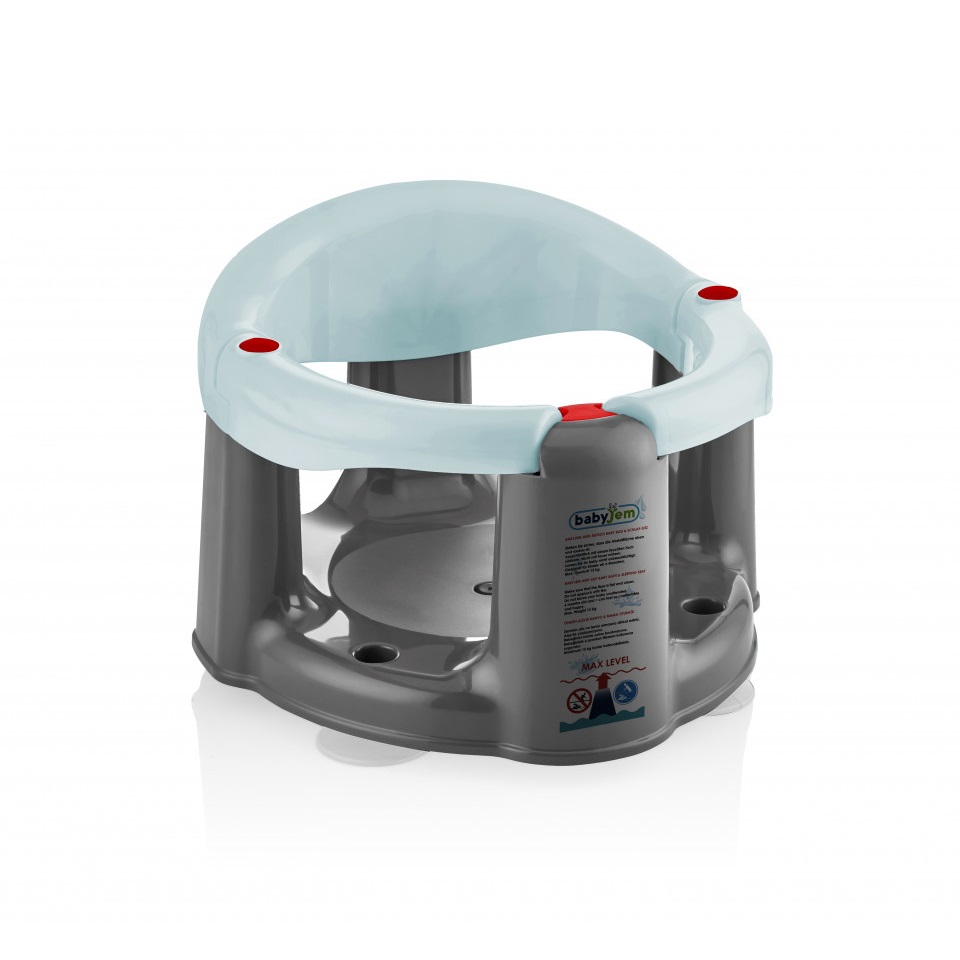 Scaun Baie Bebeluși BabyJem Turquoise, Mâini Libere - imagine 5