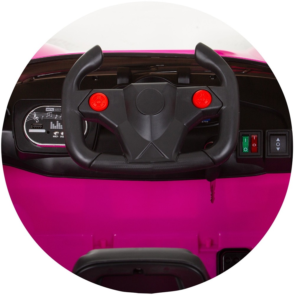 Masinuta Electrica Chipolino Unicorn Pink 50W - imagine 8