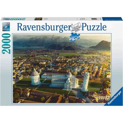 Puzzle Ravensburger Pisa & Monte Pisano, 2000 piese - imagine 2