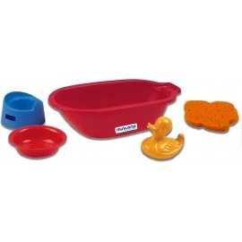 Set baie papusi Miniland 41cm - Accesorii igiena - imagine 2