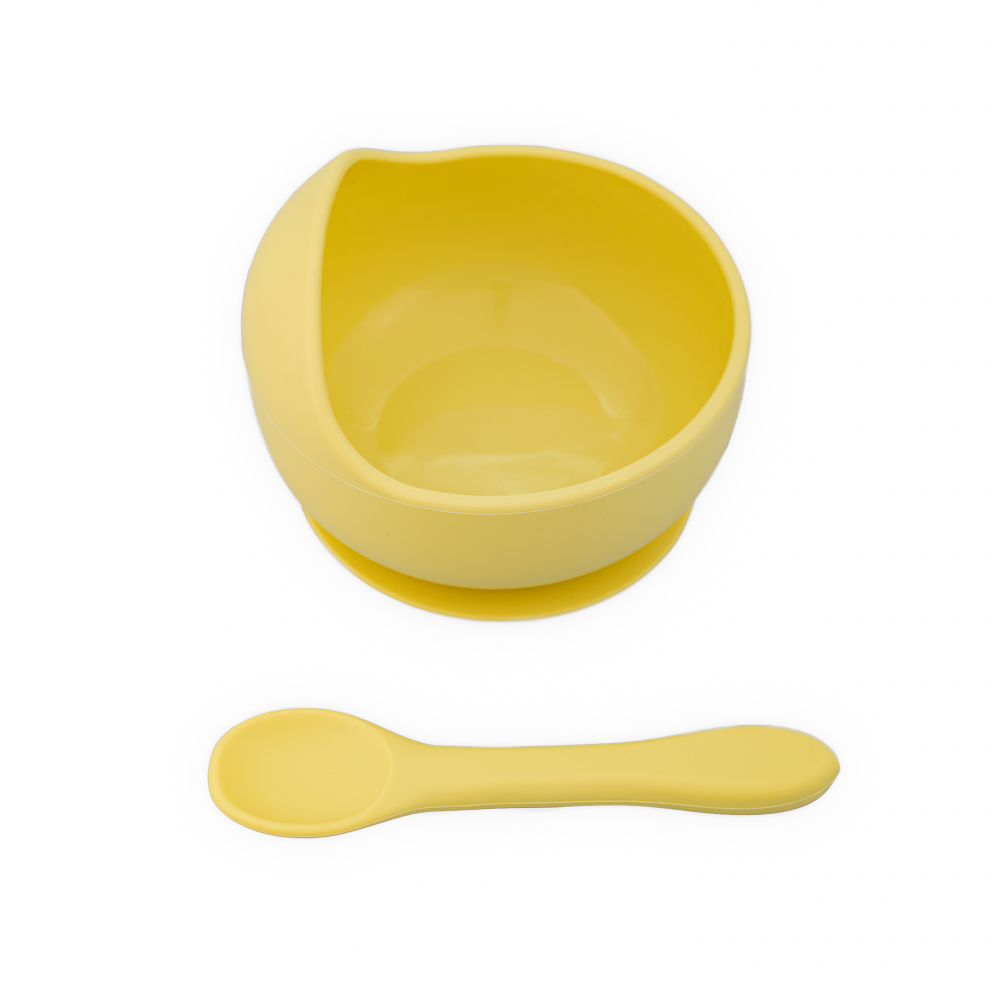Set Diversificare Oaki Galben, Castron cu Ventuză - imagine 3