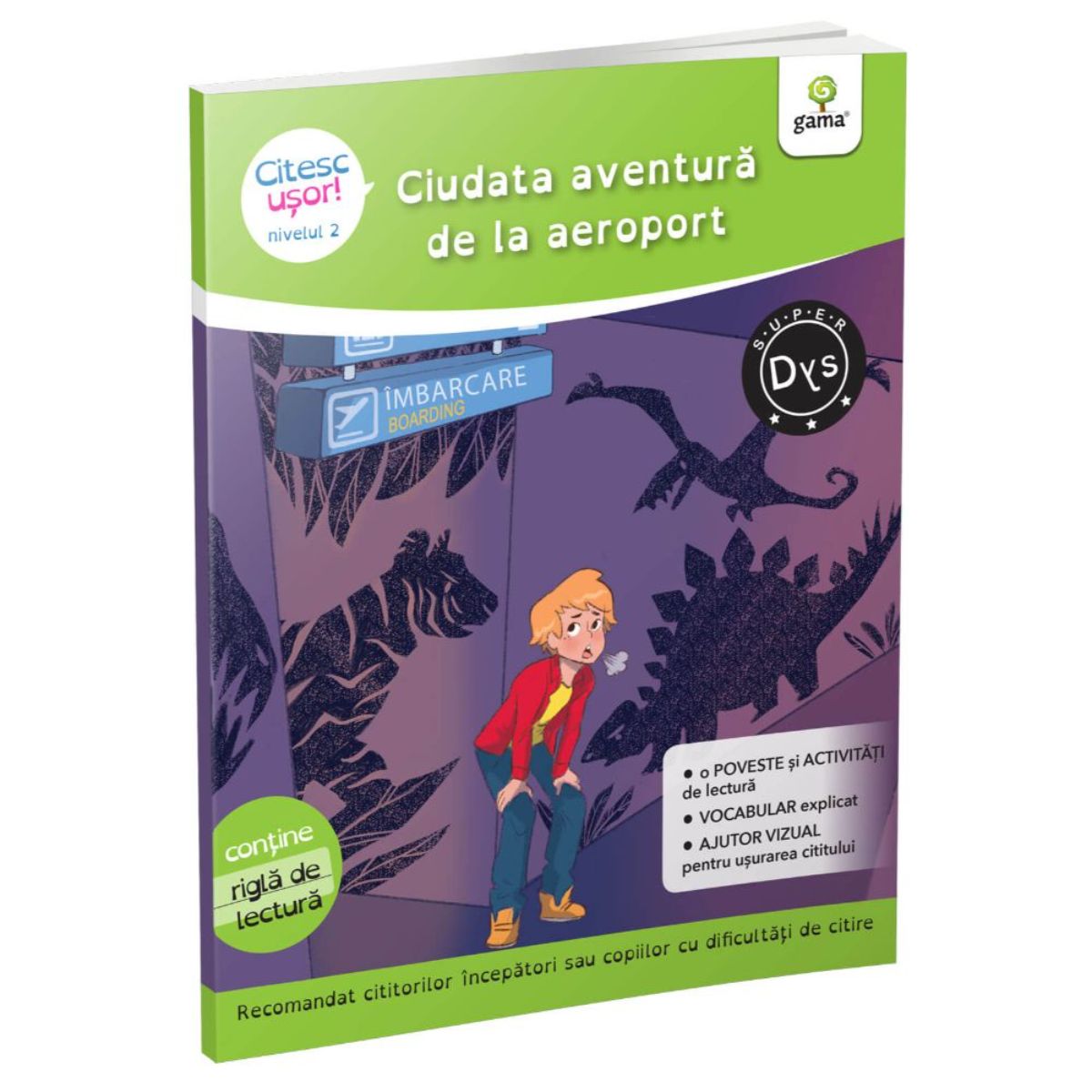 Ciudata aventura de la aeroport - Carte Citesc usor Gama