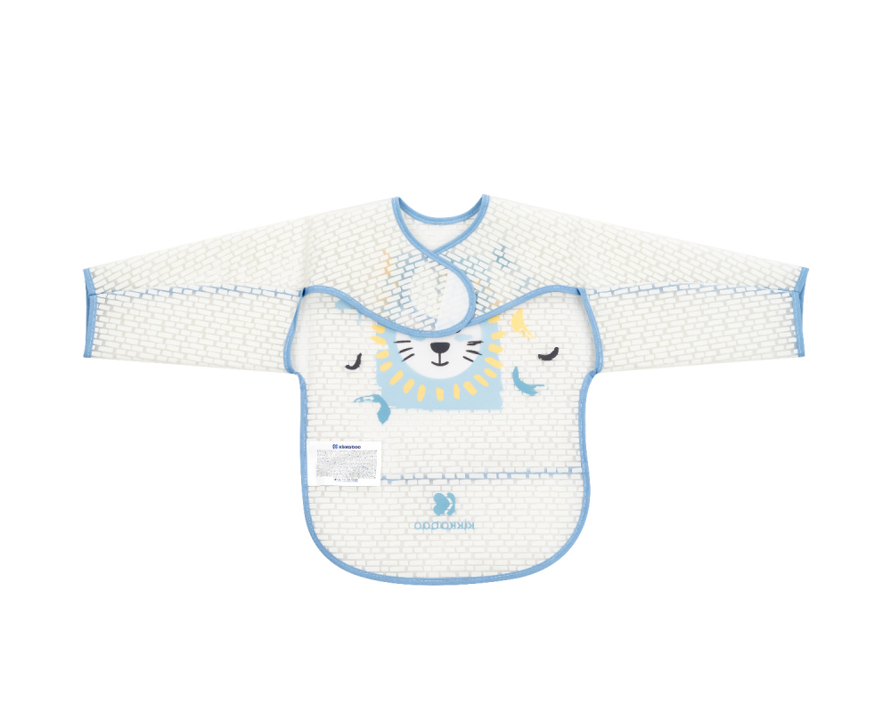 Baveta KikkaBoo cu Maneci Lungi | Arty Blue - imagine 2