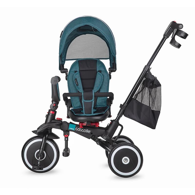 Coccolle Vispo - Tricicleta multifunctionala pliabila