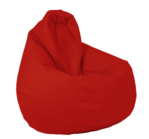 Fotoliu Pufrelax Nirvana Hobbit Red, Confort Superior - imagine 6