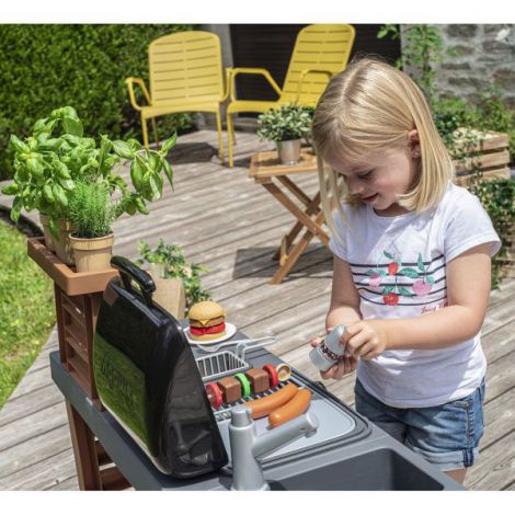 Bucatarie Smoby Garden cu 43 Accesorii - imagine 10