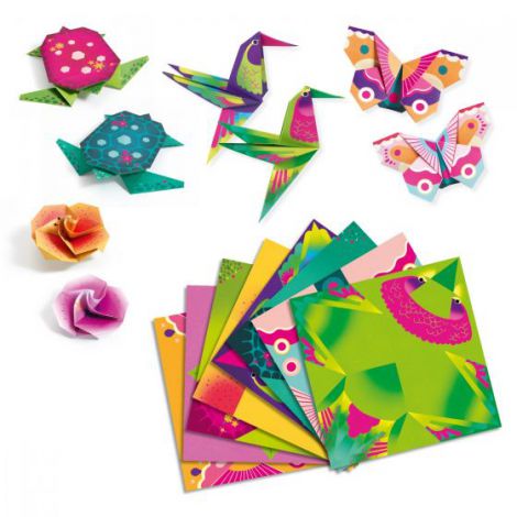 Origami Djeco Animale și Flori Exotice - imagine 2
