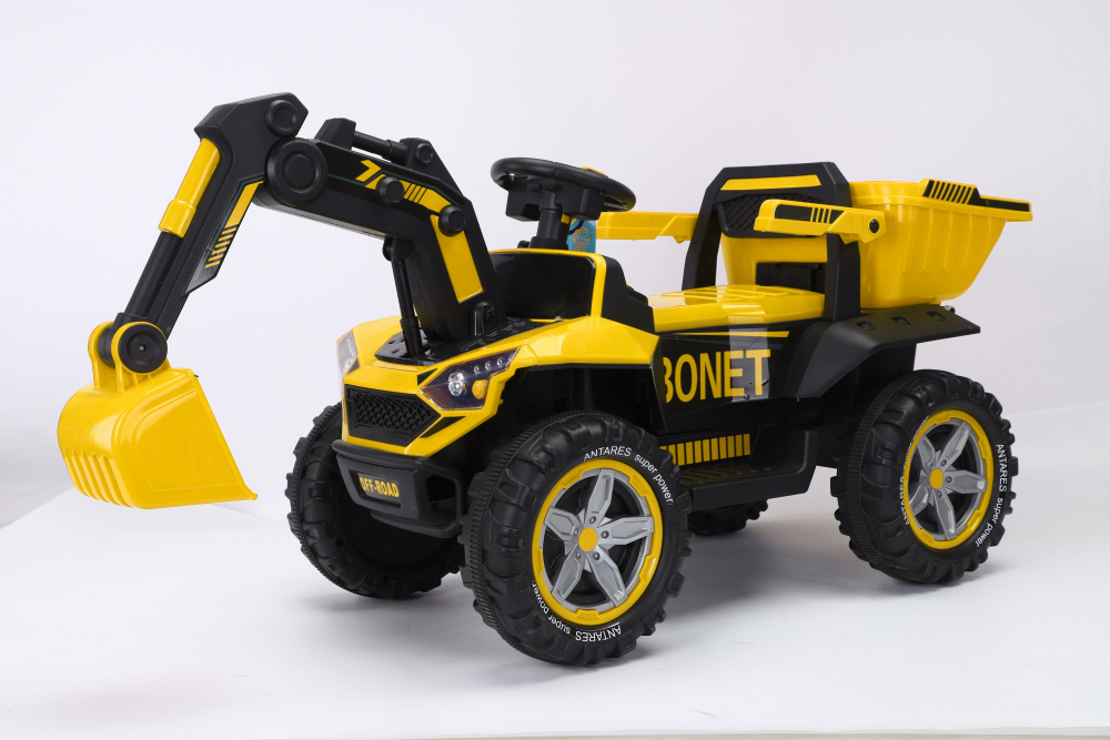 Masinuta Nichiduta Bonet Yellow 70W cu Remorca - imagine 7