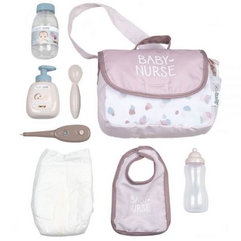 Gentută infășat Smoby Baby Nurse - 7 accesorii