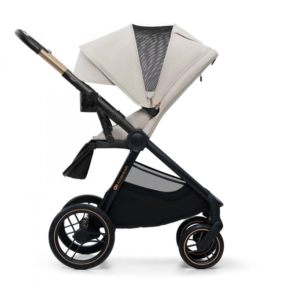 Kinderkraft Nea 2.0 Soft Beige - Carucior 2 în 1 - imagine 8