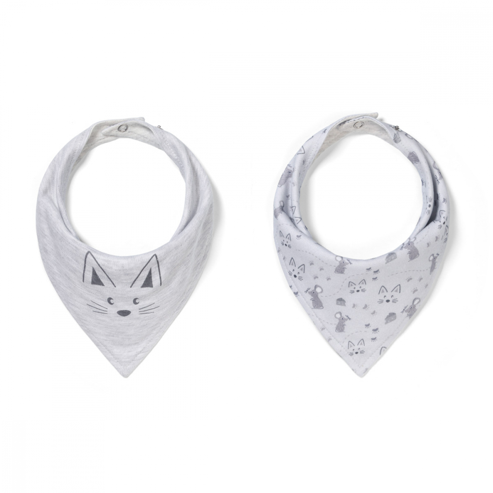 Set 2 Bavete Bandana Babyono Pisicuta - imagine 2