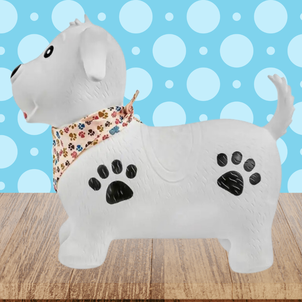 Jumper Gonflabil NiceKids White Dog - Distracție Activă - imagine 4