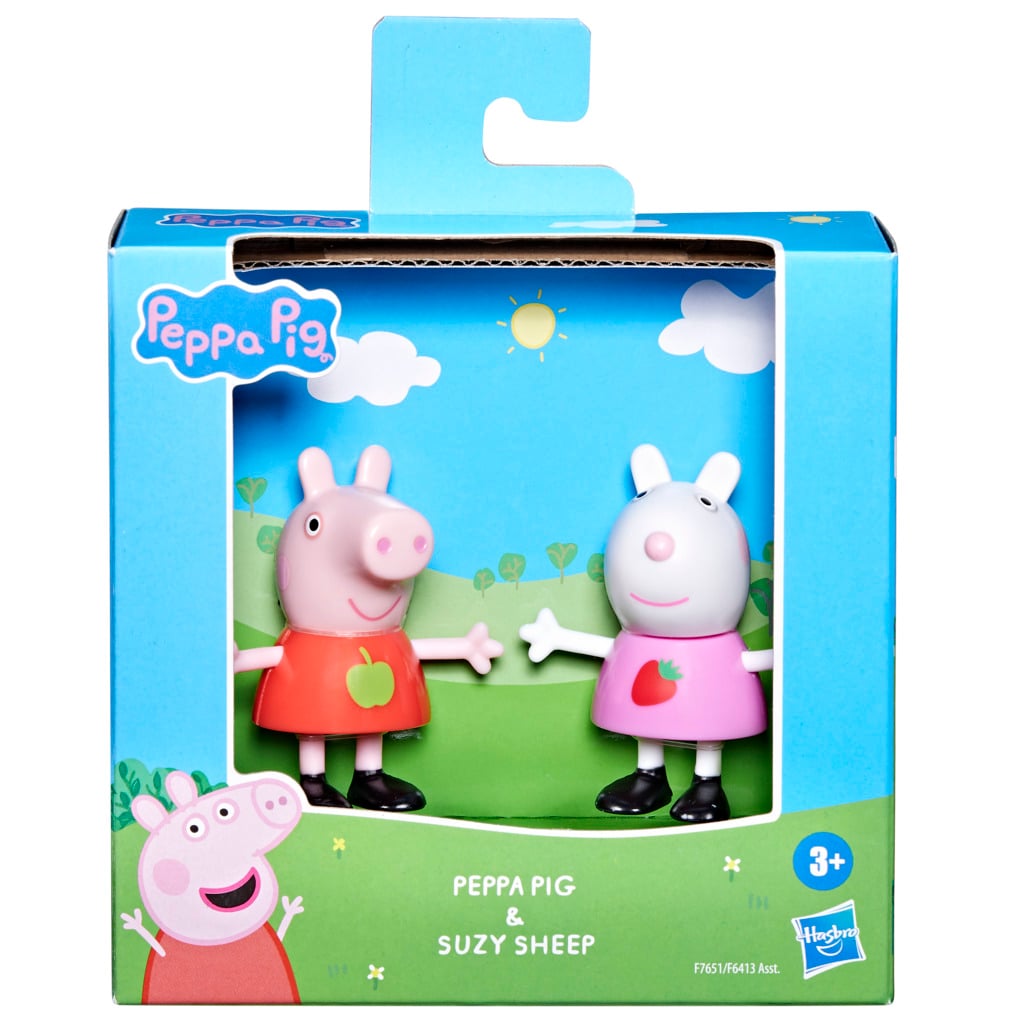 Set 2 Figurine Peppa Pig si Suzy Sheep