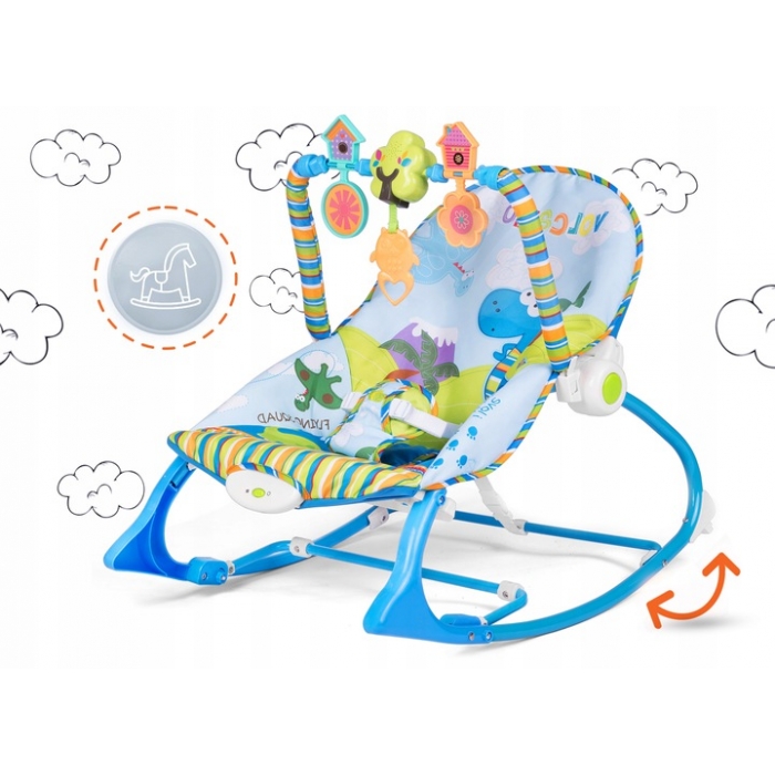 Balansoar Ricokids 7302 cu vibrații și muzică