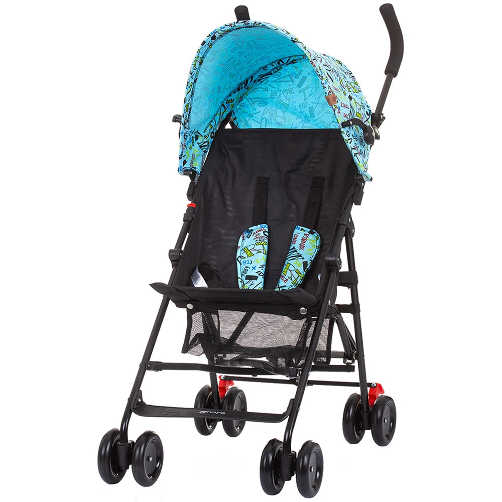 Carucior Sport Chipolino Amaya Blue Graffiti, Usor si Compact - imagine 2