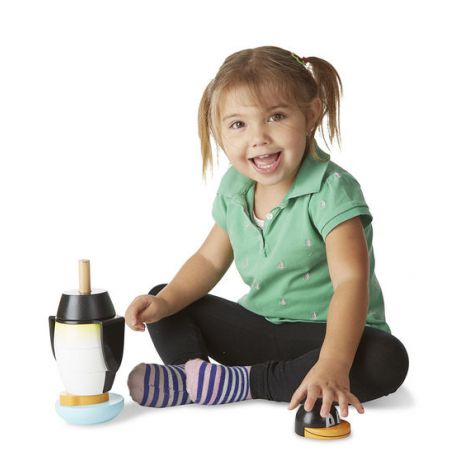 Piramida Pinguin Melissa & Doug - Motricitate - imagine 3