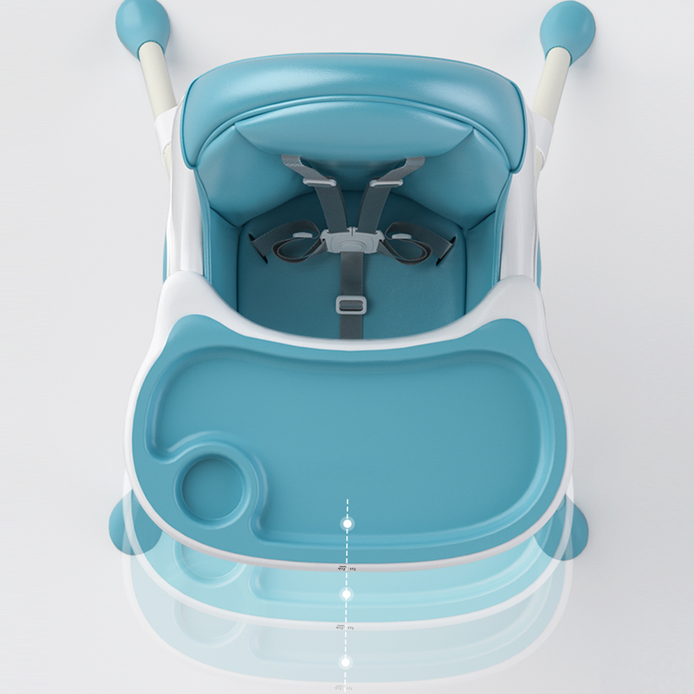 Scaun de Masa Little Mom cu Centura 5 Puncte - imagine 9